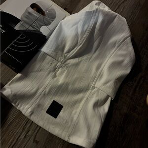 Nike Hyperwarm Face Mask - White & Black